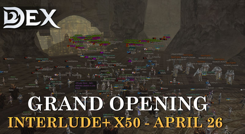 Lineage2Dex Grand Opening